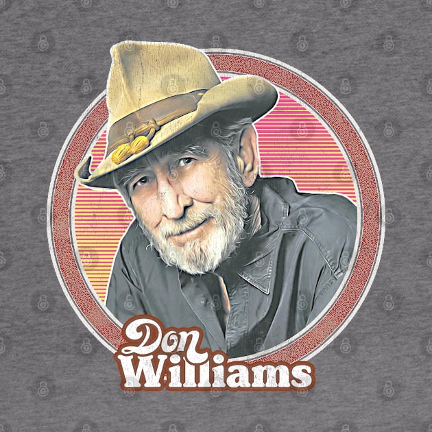 Don Williams / Retro Style Fan Design by DankFutura